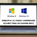 Windows 8/8.1 Highly Compressed Official ISO (Ultra fast)