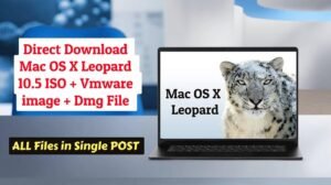 Mac OS X Leopard 10.5 ISO/DMG File Download (6GB)