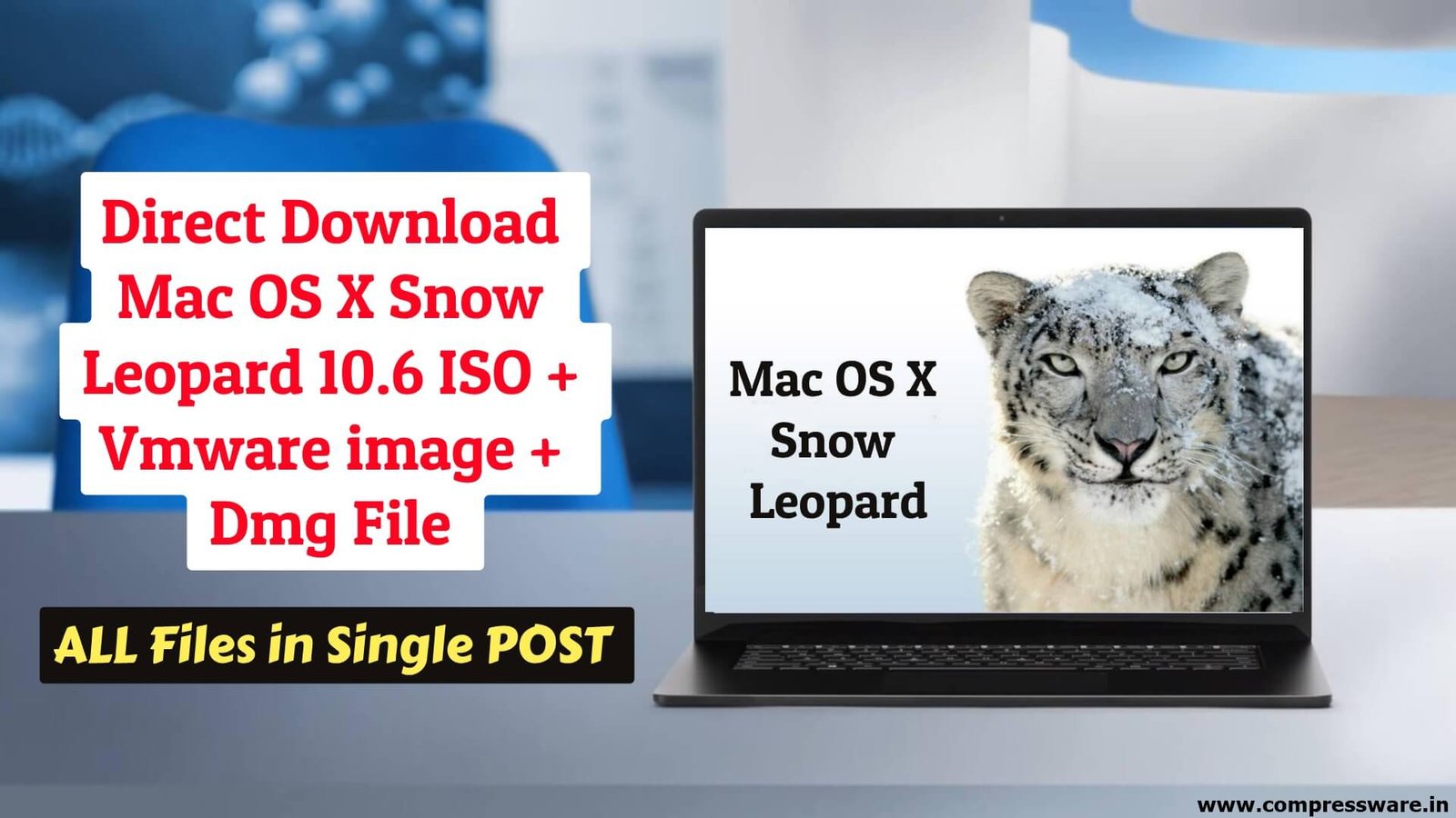 Mac OS X Snow Leopard 10.6 ISO/Dmg/Vmware All Files (7GB)