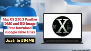 Mac OS X 10.3 Panther ISO & Dmg Google Drive Link 657MB