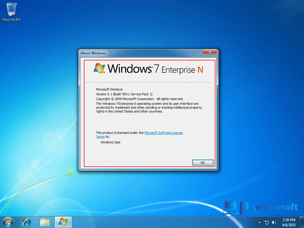 Windows 7 Enterprise Official ISO 2GB (All Language)