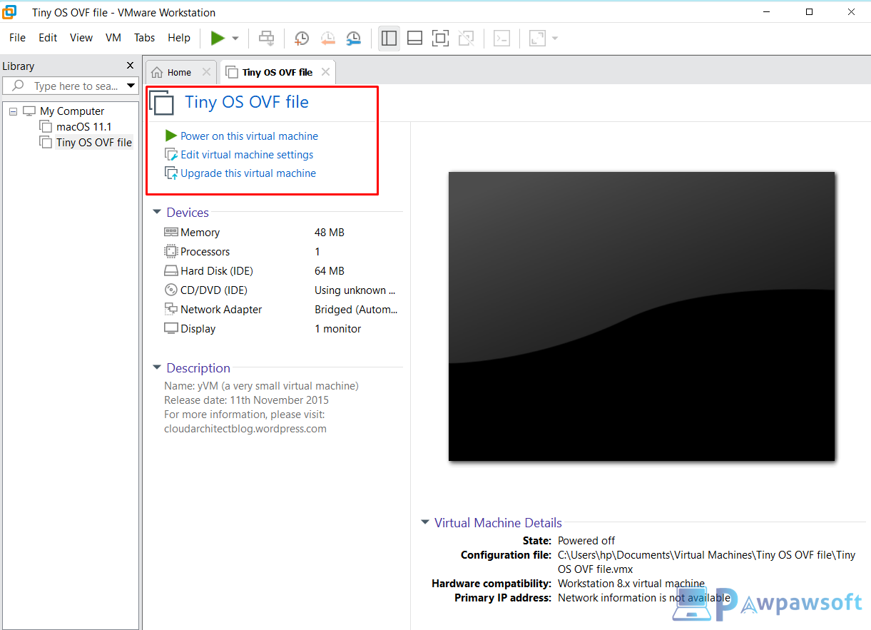 How To Import VM Images in VMware Workstation (OVF File)